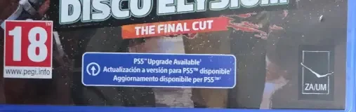 Disco Elysium: The Final Cut, the PEGI square on its front