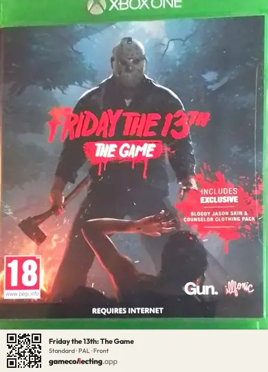 Friday the 13th: The Game Xbox One, PAL box front