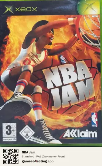 NBA Jam Xbox, Germany box front