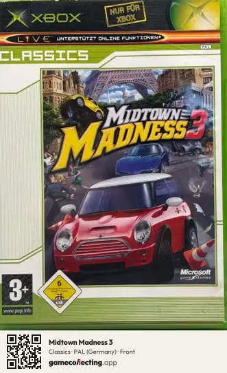Midtown Madness 3 Xbox, Germany box front