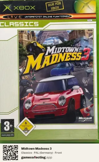 Midtown Madness 3 Xbox, Germany box front