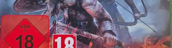 Vikings: Wolves of Midgard, the USK square on its front