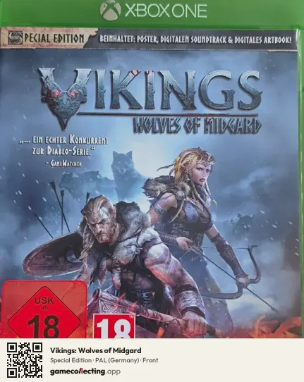 Vikings: Wolves of Midgard Xbox One, Germany box front