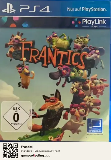 Frantics PlayStation 4, Germany box front