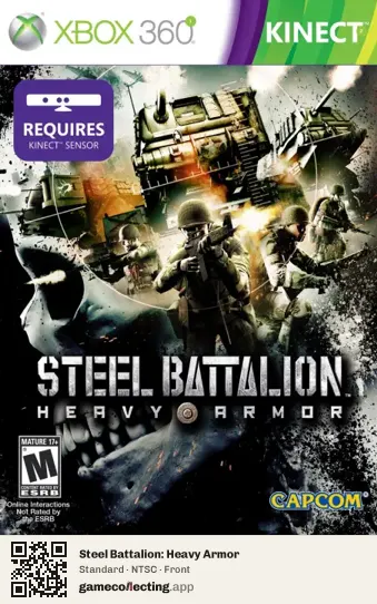 Steel Battalion: Heavy Armor Xbox 360, NTSC box front