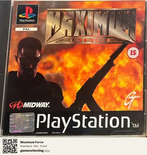 Maximum Force PlayStation, PAL box front