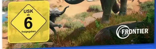 Planet Zoo: Console Edition, the USK square on its front