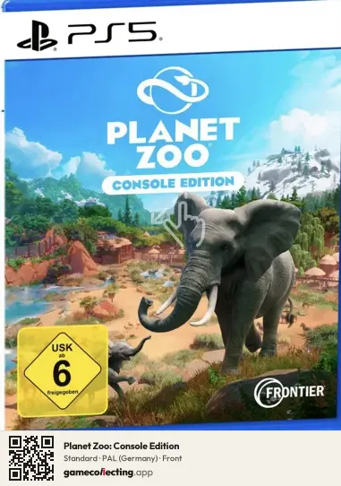 Planet Zoo: Console Edition PlayStation 5, Germany box front