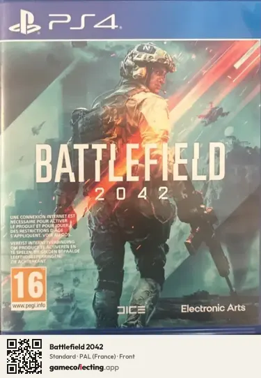 Battlefield 2042 PlayStation 4, France box front