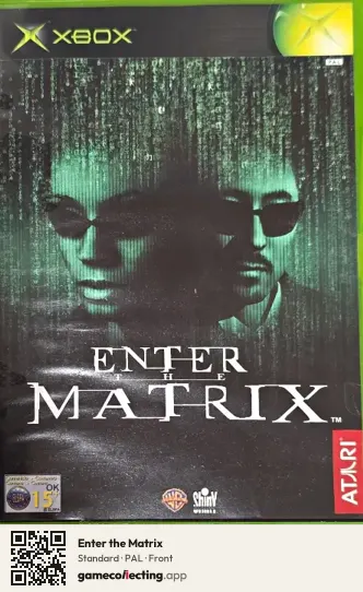 Enter the Matrix Xbox, PAL box front