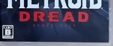 Metroid Dread, the CERO letter on its front