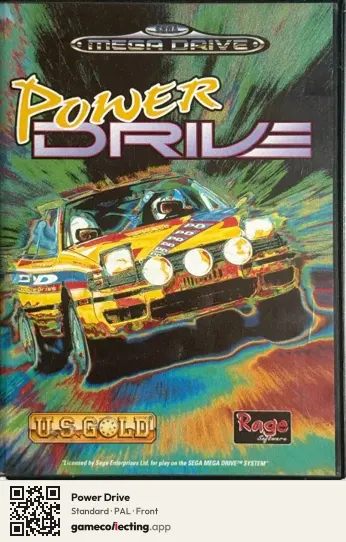 Power Drive Sega Mega Drive / Genesis, PAL box front