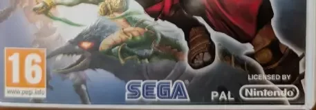 Tournament of Legends, the PEGI square on its front