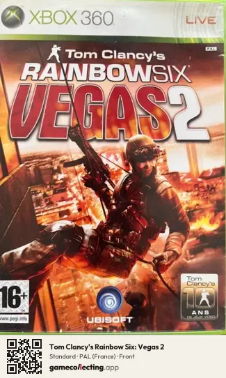 Tom Clancy's Rainbow Six: Vegas 2 Xbox 360, France box front