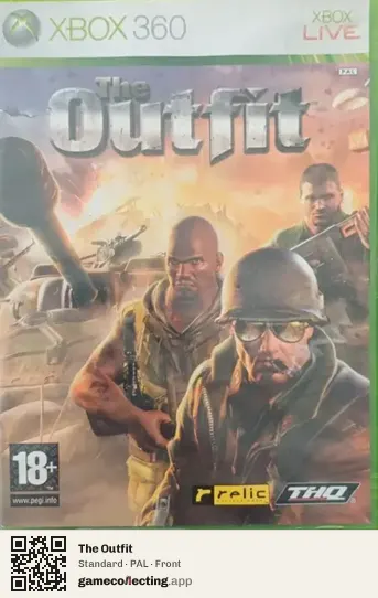 The Outfit Xbox 360, PAL box front