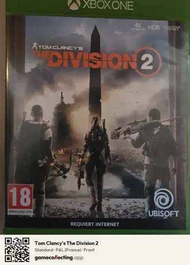 Tom Clancy's The Division 2 Xbox One, France box front