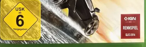 Forza Horizon 3, the USK square on its front