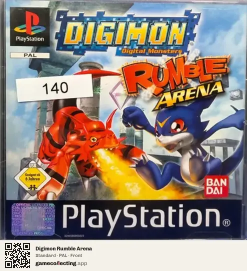 Digimon Rumble Arena PlayStation, PAL box front