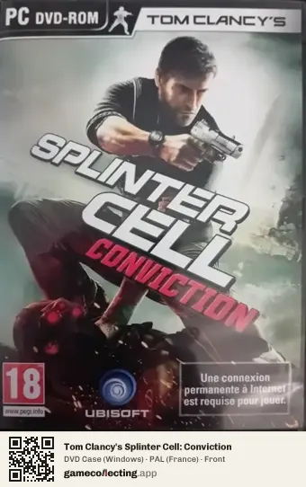 Tom Clancy's Splinter Cell: Conviction Computer, France box front