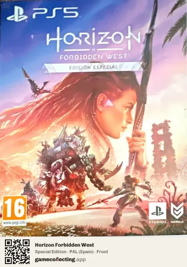 Horizon Forbidden West PlayStation 5, Spain box front