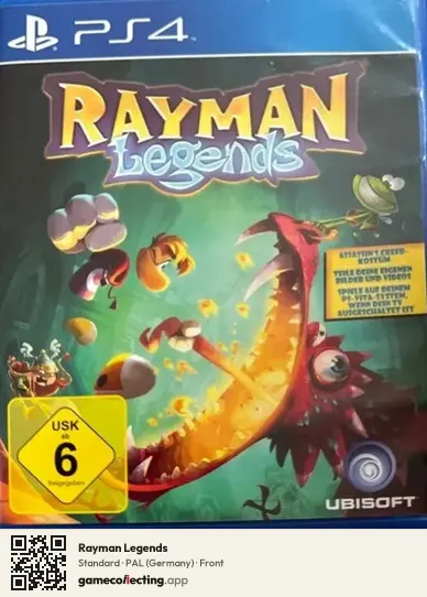 Rayman Legends PlayStation 4, Germany box front