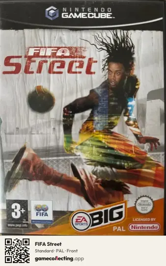 FIFA Street Nintendo GameCube, PAL box front