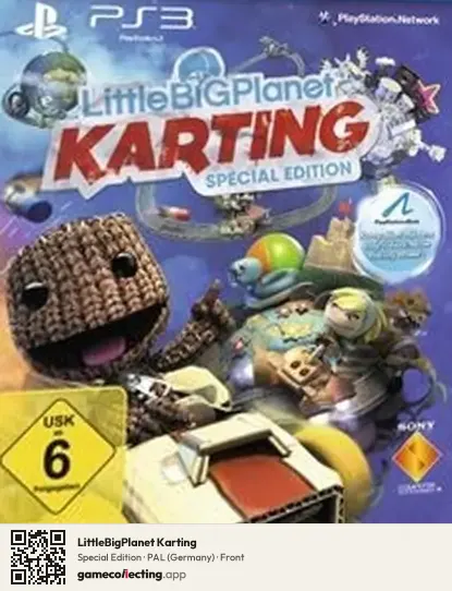 LittleBigPlanet Karting PlayStation 3, Germany box front