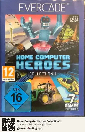 Home Computer Heroes Collection 1 Evercade, Germany box front