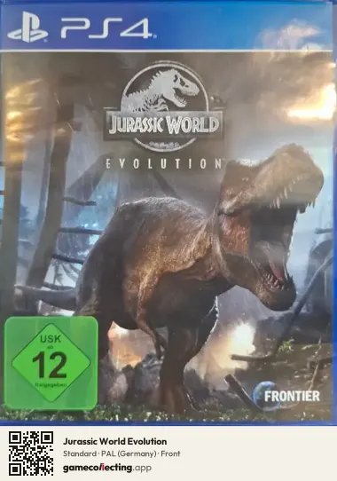 Jurassic World Evolution PlayStation 4, Germany box front