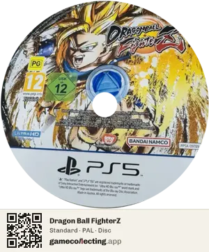 Dragon Ball FighterZ PlayStation 5, PAL disc