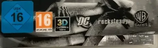 Batman: Arkham City, the USK square on its front