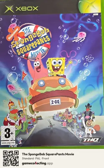The SpongeBob SquarePants Movie Xbox, PAL box front