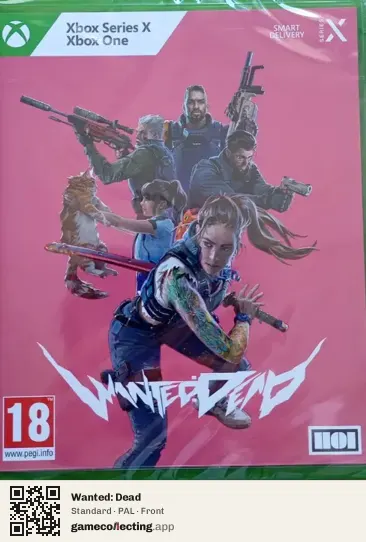 Wanted: Dead Xbox Series X, PAL box front
