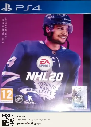 NHL 20 PlayStation 4, Germany box front