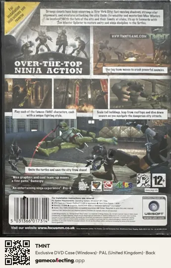 TMNT Computer, United Kingdom box back