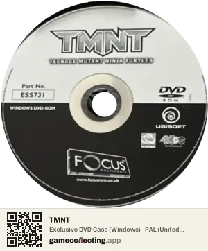 TMNT Computer, PAL disc