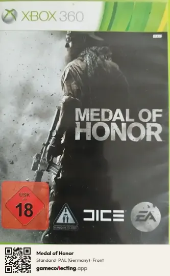 Medal of Honor Xbox 360, Germany box front