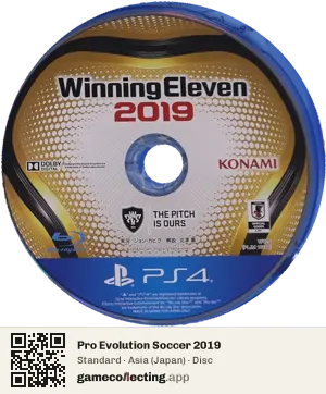 Pro Evolution Soccer 2019 PlayStation 4, Asia disc