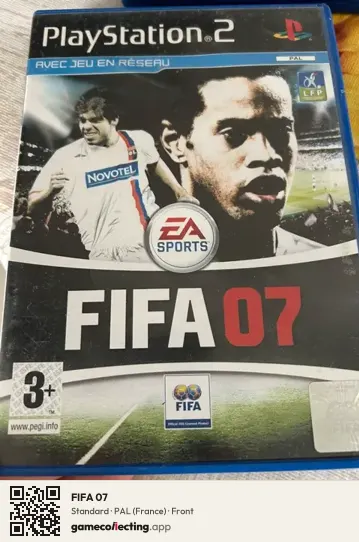 FIFA 07 PlayStation 2, France box front