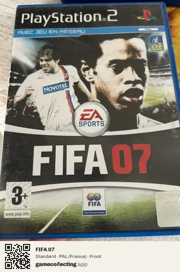FIFA 07 PlayStation 2, France box front