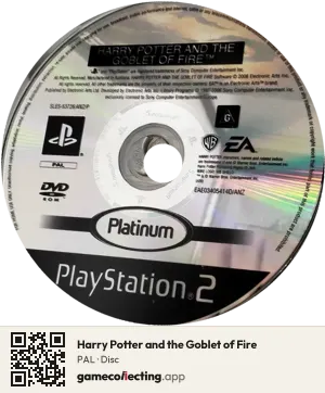 Harry Potter and the Goblet of Fire PlayStation 2, PAL disc