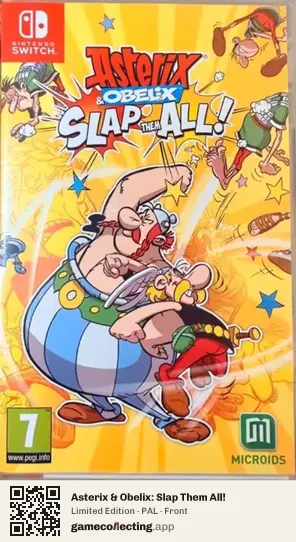 Asterix & Obelix: Slap Them All! Nintendo Switch, PAL box front