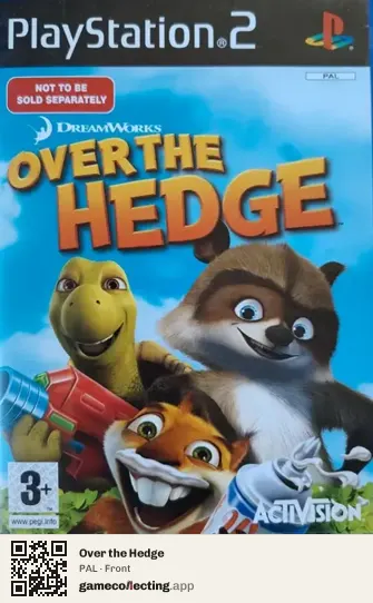 Over the Hedge PlayStation 2, PAL box front