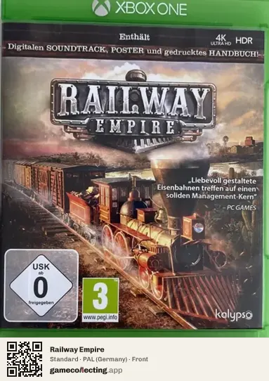 Railway Empire Xbox One, Germany box front