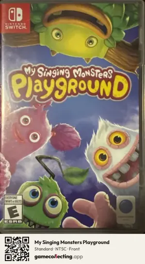 My Singing Monsters Playground Nintendo Switch, NTSC box front
