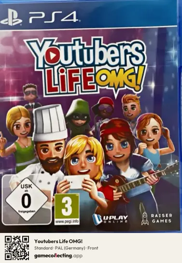 Youtubers Life OMG! PlayStation 4, Germany box front
