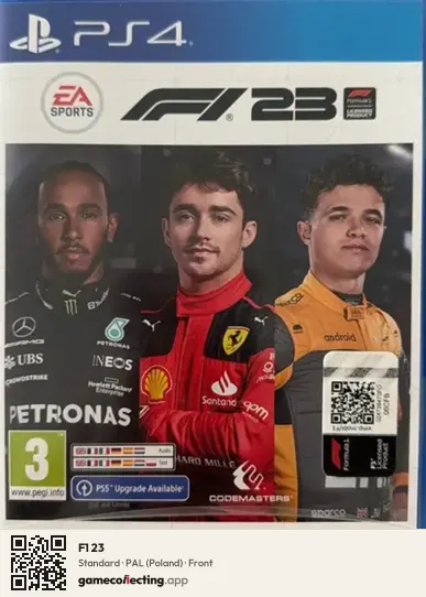 F1 23 PlayStation 4, Poland box front