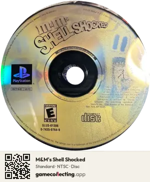 M&M's Shell Shocked PlayStation, NTSC disc