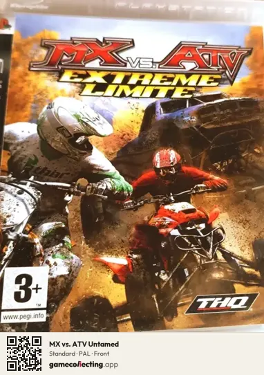 MX vs. ATV Untamed PlayStation 3, PAL box front