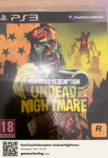 Red Dead Redemption: Undead Nightmare PlayStation 3, PAL box front